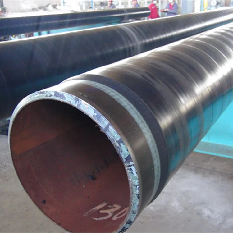 Подземная ASTM A53 API 5L 2pe 3pe эпоксидная вода dn200 DN450 DN300 Антикоррозийная стальная труба для подачи нефти и газа