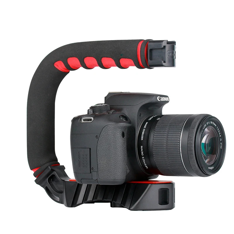 Ulanzi U-Grip Pro новый обновленный тройной Холодный башмак крепление видео стабилизирующая ручка захват для камеры и смартфона