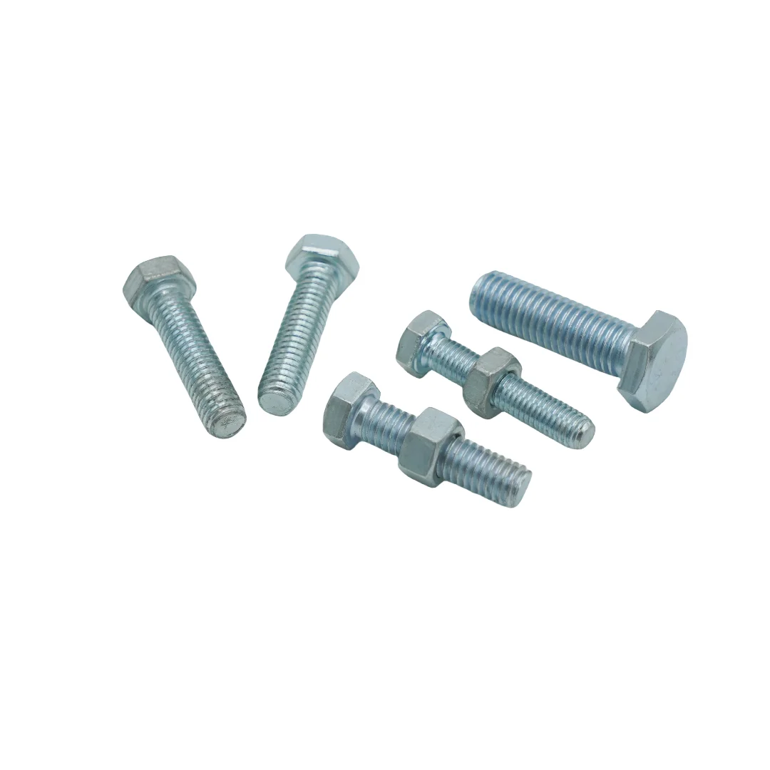 DIN931 DIN933 GB/T5782 GB/T5783 hex bolt alloy steel grade 10.9 black oxide full thread half thread fine thread