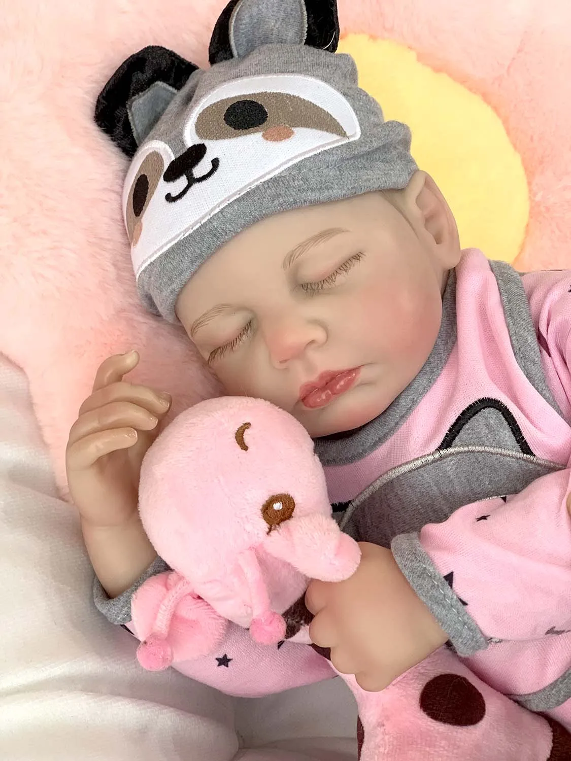 Menina Platinum Pretty but Recien Nacido Afroamericano Solida Lovely Pig American Boy 16 Reborn Dolls