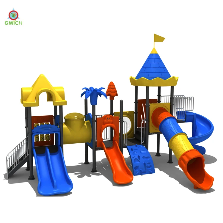 plastic new design commercial play games resort hotel playground public outside equipment for kids outdoor playground