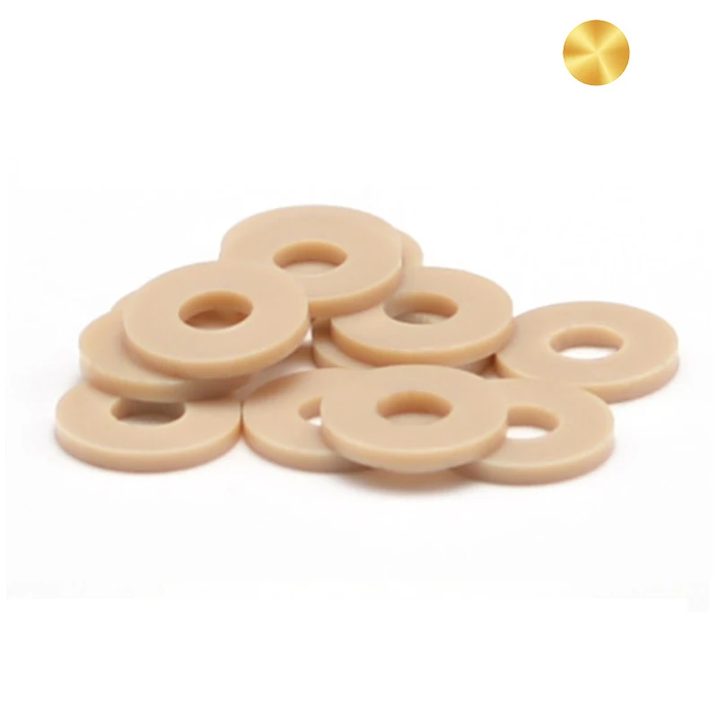 Изготовленная на заказ пластиковая втулка ptfe pom peek acetal derlin акриловая PTFE прокладка пластиковые шайбы продукты