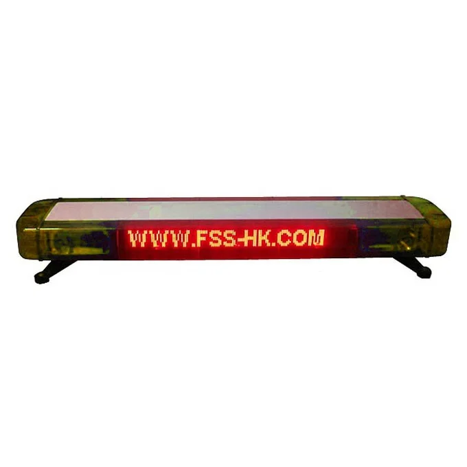 auto police light bar with led text display screen TBD-GA-8600H