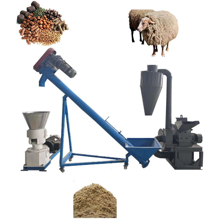 Hot Selling Complete Pellet Feed Production Line High Productivity Animal Poultry Feed Mill New Condition