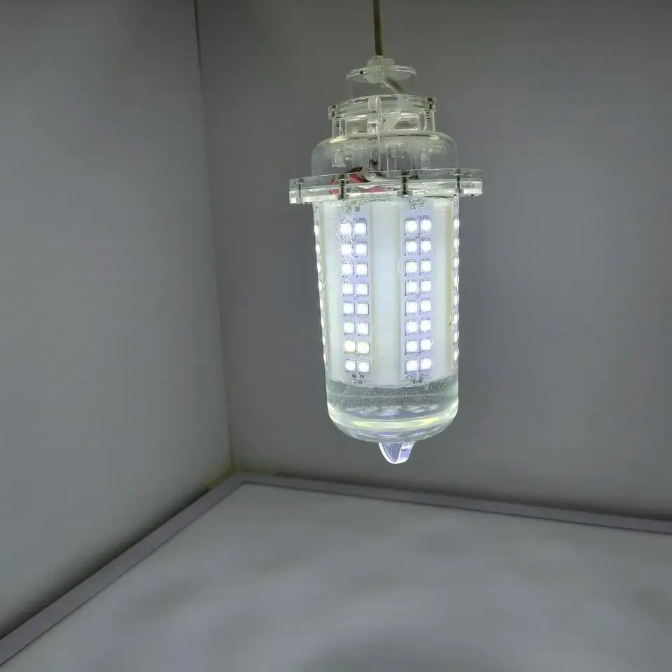 Factory Sales High Brightness Deep Sea Underwater Flash LED Fishing Diving Lamp Lights  Fish Squid Bait Lure Light Flash Lamp