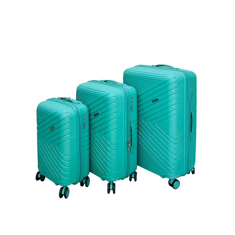 Marksman 2024 Newly Launched High Quality PP Trolley Luggage Case Unisex Spinner Suitcase for Air Travel Business Luggage