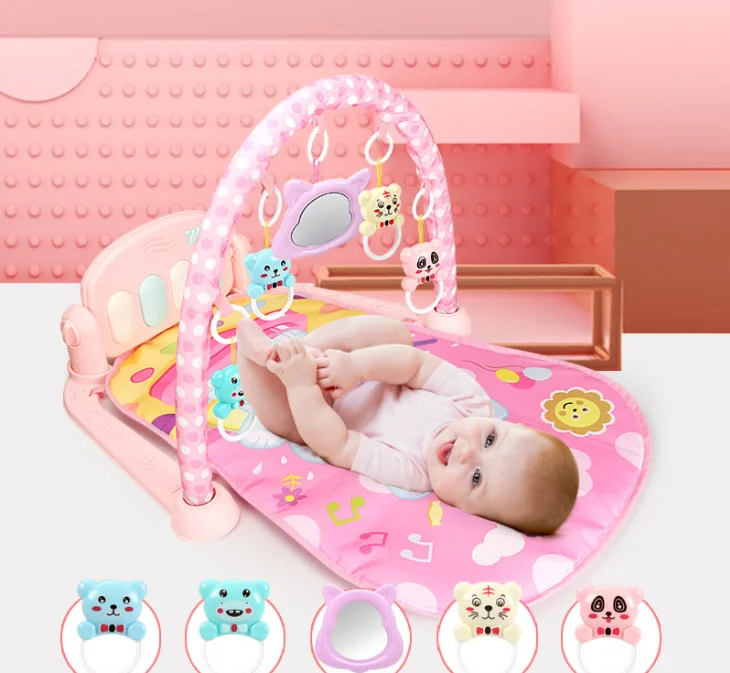 baby game blanket activity baby play mat soft craw baby piano play mat musical piano kids activity gym