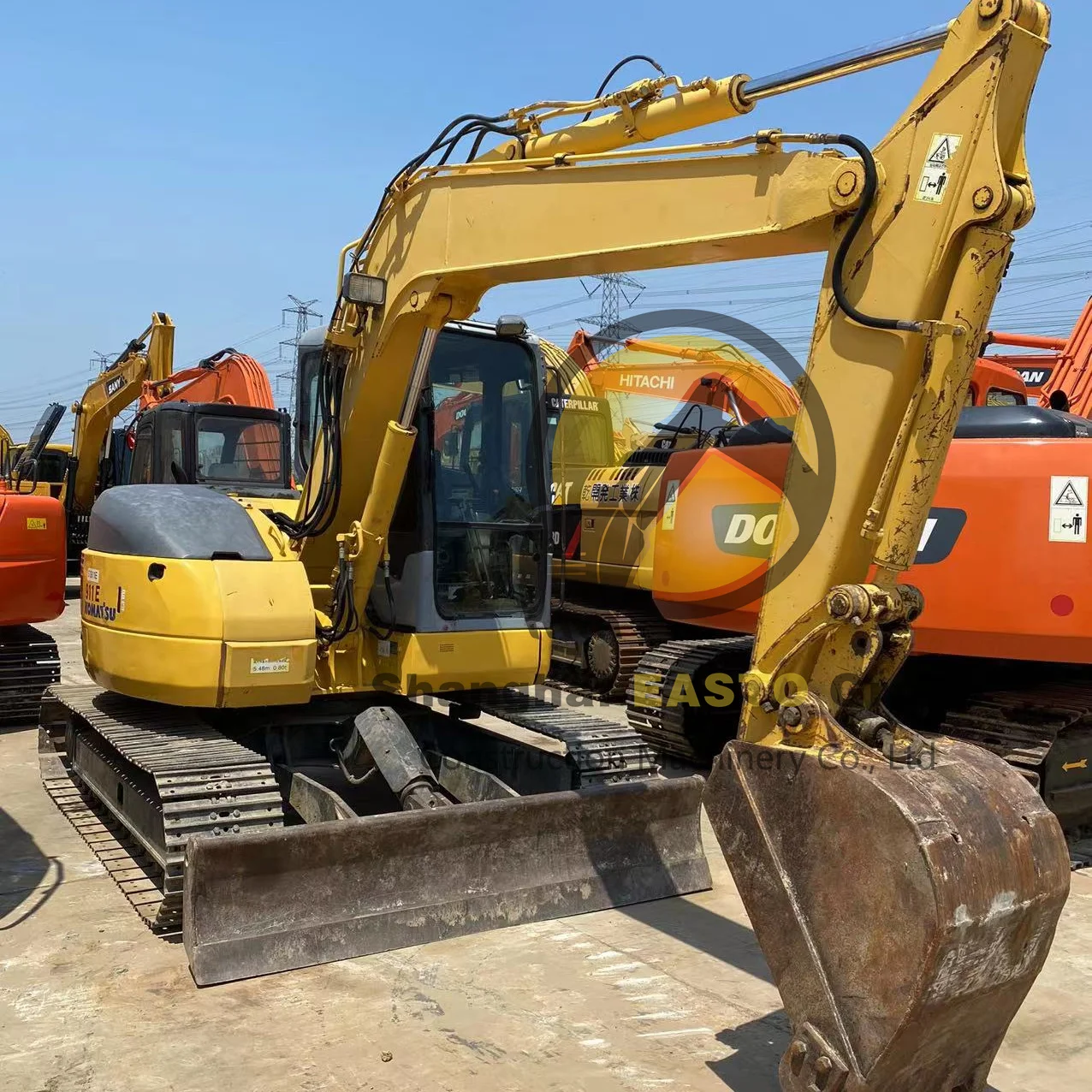 supply overseas 90% new used excavator PC56 PC35 PC40 PC45 PC60 PC55 PC78 crawler Komatsu 5 tons excavators price supports trade