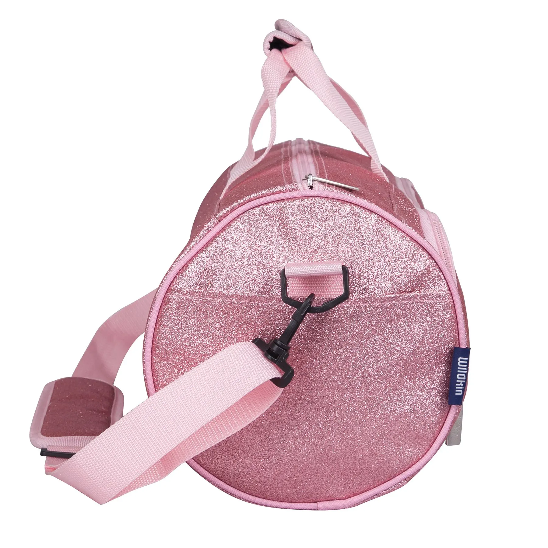 Custom Made Girls Pink Glitter Dance Bag Teenage weekender overnight travel duffel bag ballet cheerleading bag for Children