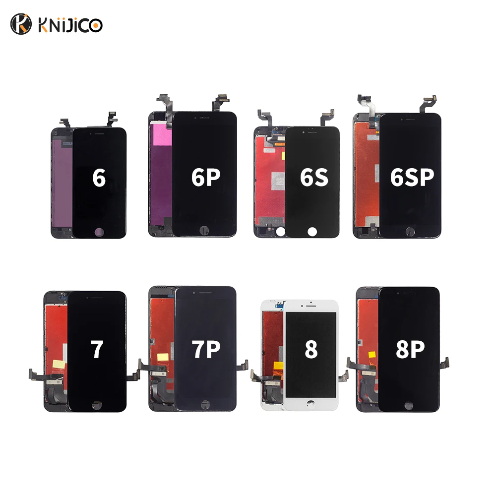  Knijico Запчасти для сотового телефона экран iphone 6 7 8X12 ЖК-экран оптовая продажа ЖК-дисплей мобильного 8X11 12