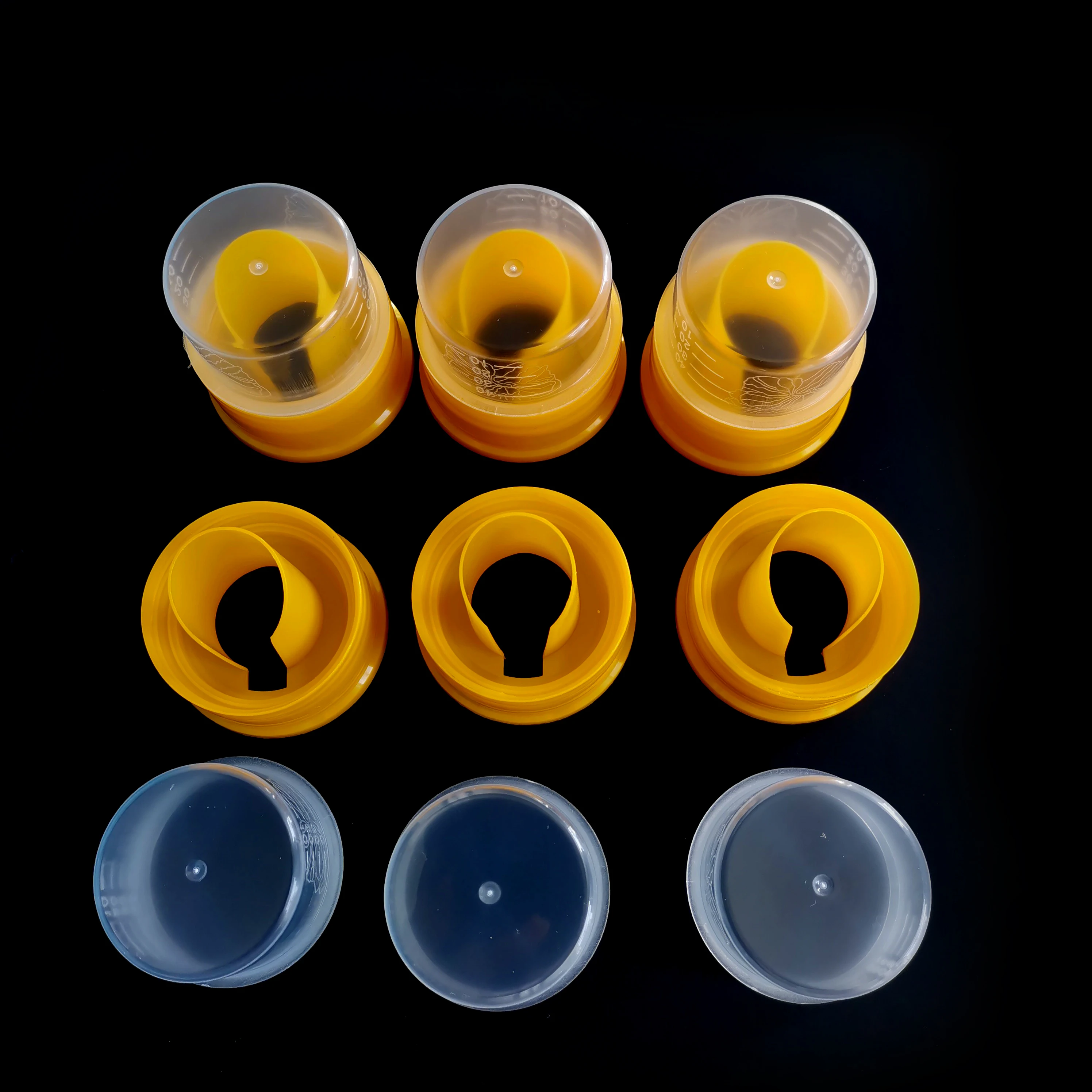 48mm laundry detergent measuring lid washing liquid detergent pour spout cap for cleaning product