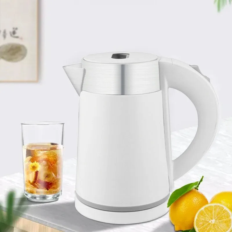 Европейские правила пластиковый внешний корпус чайник из нержавеющей стали черный классический дорожный электрический