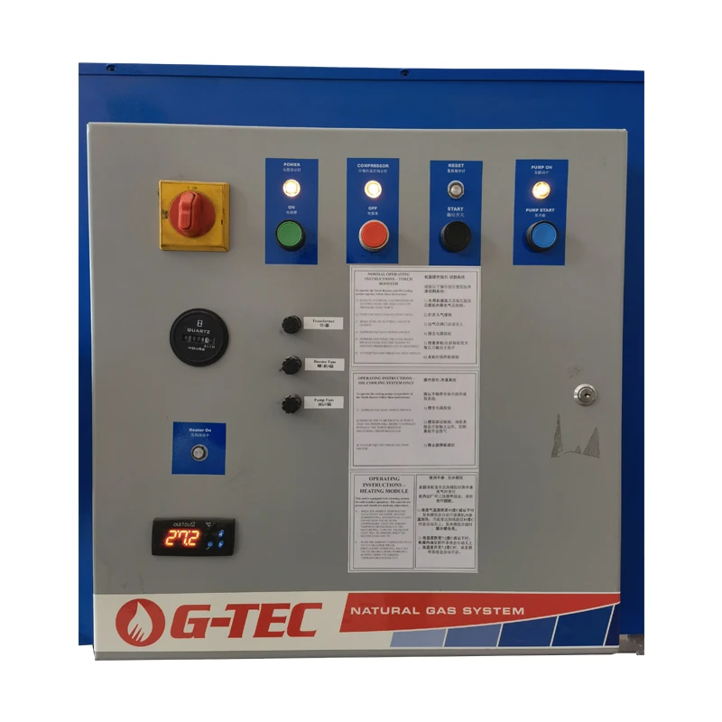 G-TEC Natural gas booster pumps Replace acetylene Energy saving 80% metal cutting machine machinery