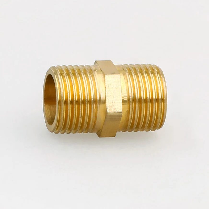 1/4' pex Brass brass pipe fitting hex bushing male thread connector