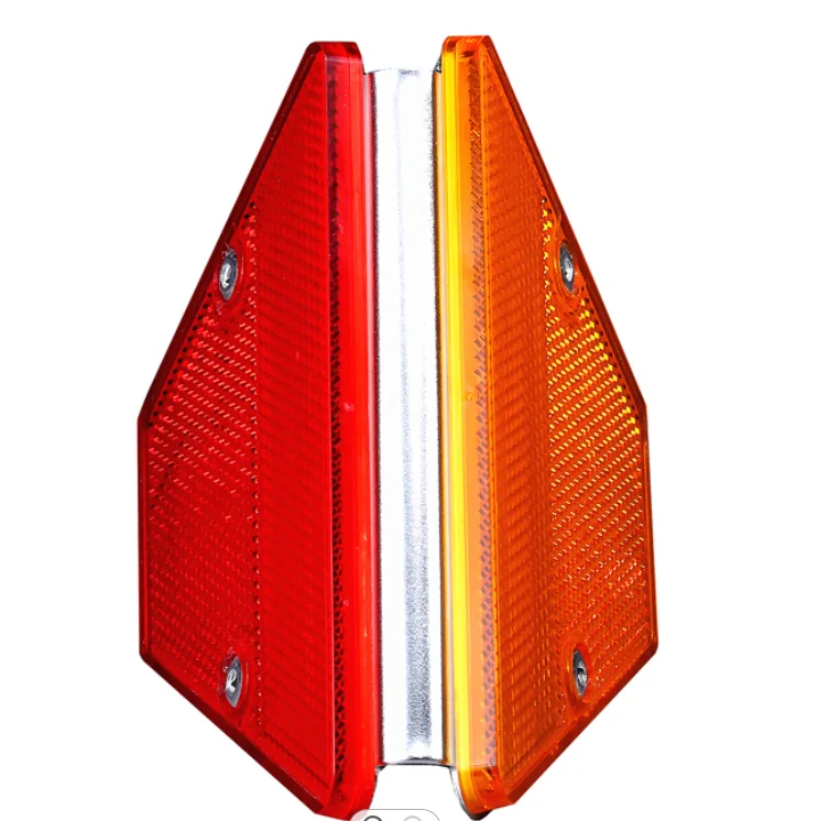 Trapezoid barrier butterfly guardrail reflector high reflective highway lights reflectors