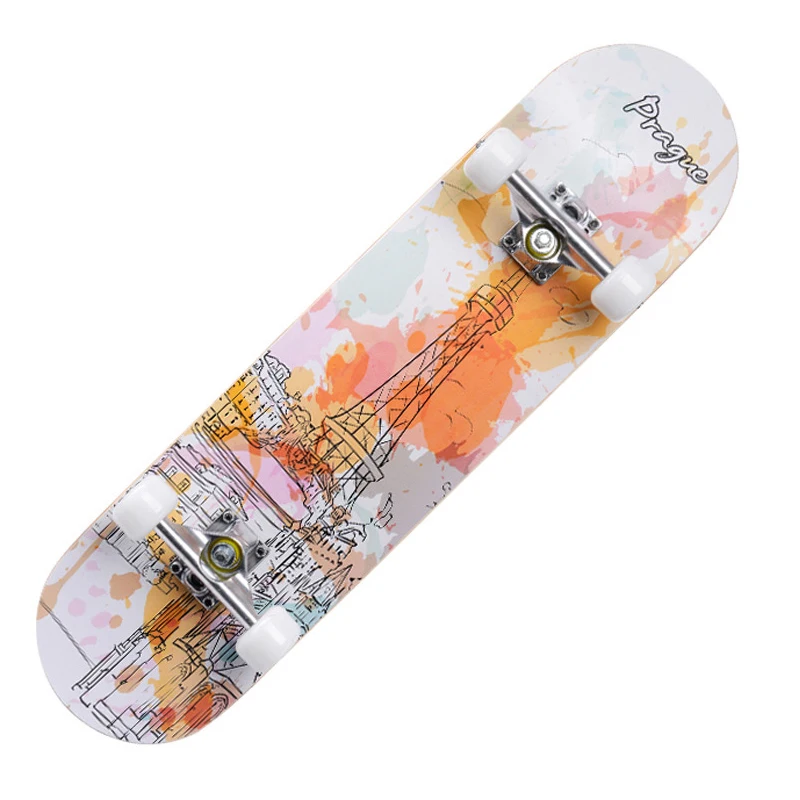 7 Layers Maple Wood Decks Outdoor Street Sport Standard Skate Boards Electric Skateboards for Teens Adults Beginners