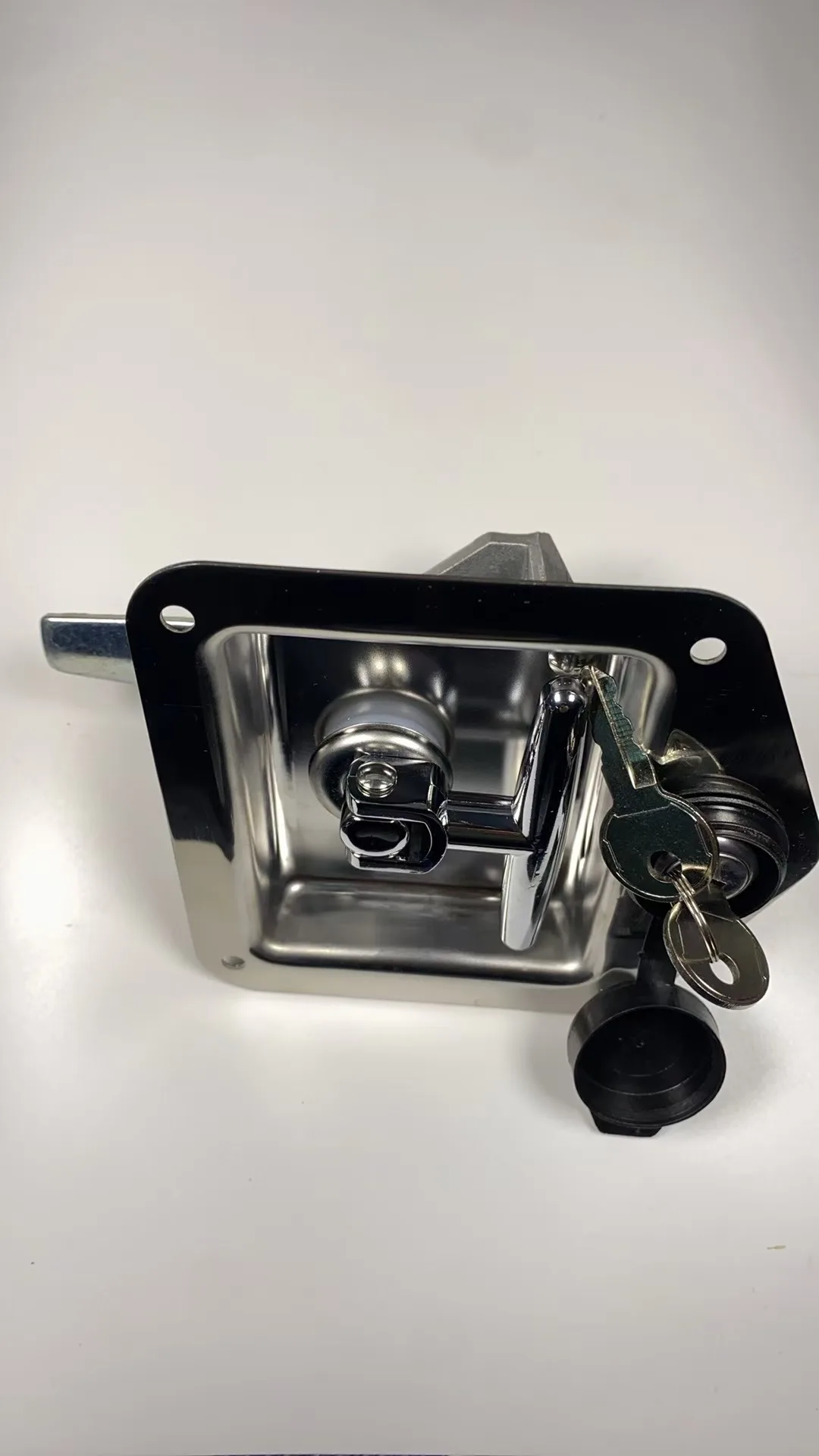 Personalized Custom Stainless Steel Durable Lock Trailer Door Latch Single Cylinder Deadbolt Door Lock Hinges