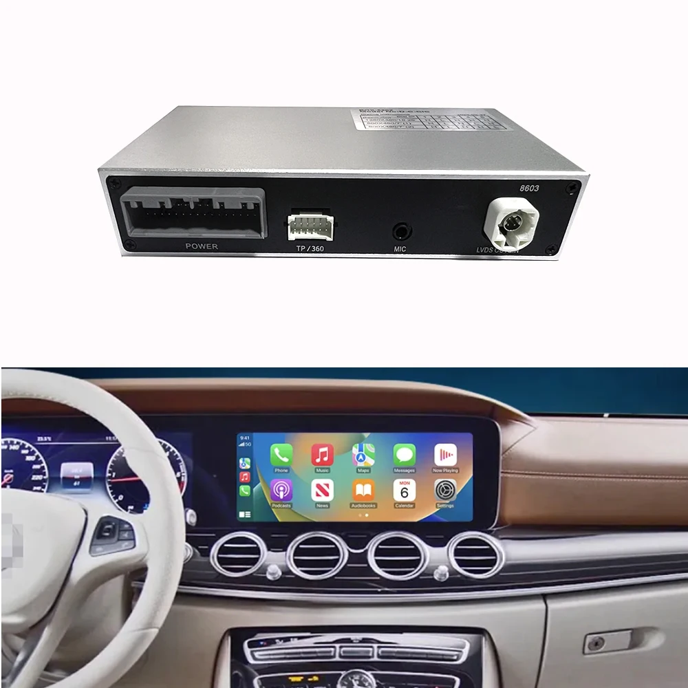 CARPLAYEASE Wireless CarPlay For Mercedes Benz NTG 6.0  E  CLASS 2019-2022 Android Auto Original Screen Upgrade Display