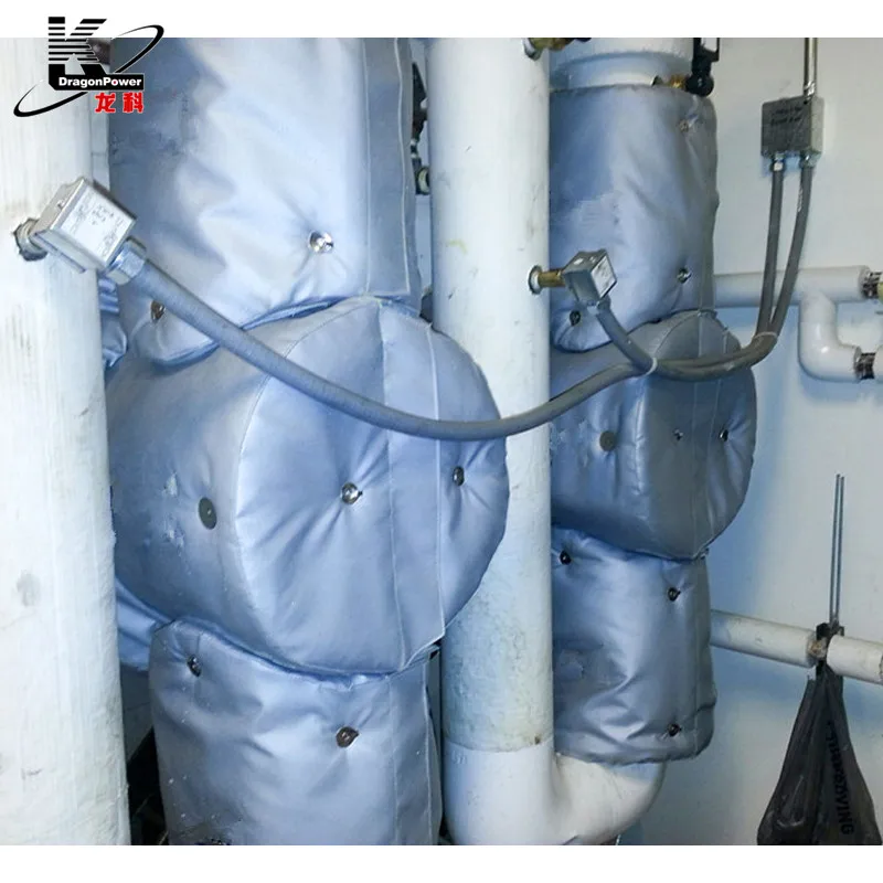 Industrial heat exchanger thermal insulation jacket