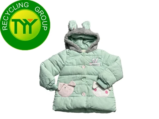 Branded Second Hand Clothes Sort Used Clothes Winter Children Jacket Wholesale