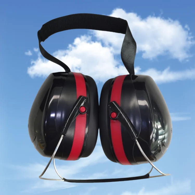 Noise Cancelling SNR 31dB Class 5 Neckband Behind the Head Neck Strap Earmuffs Ear Defenders