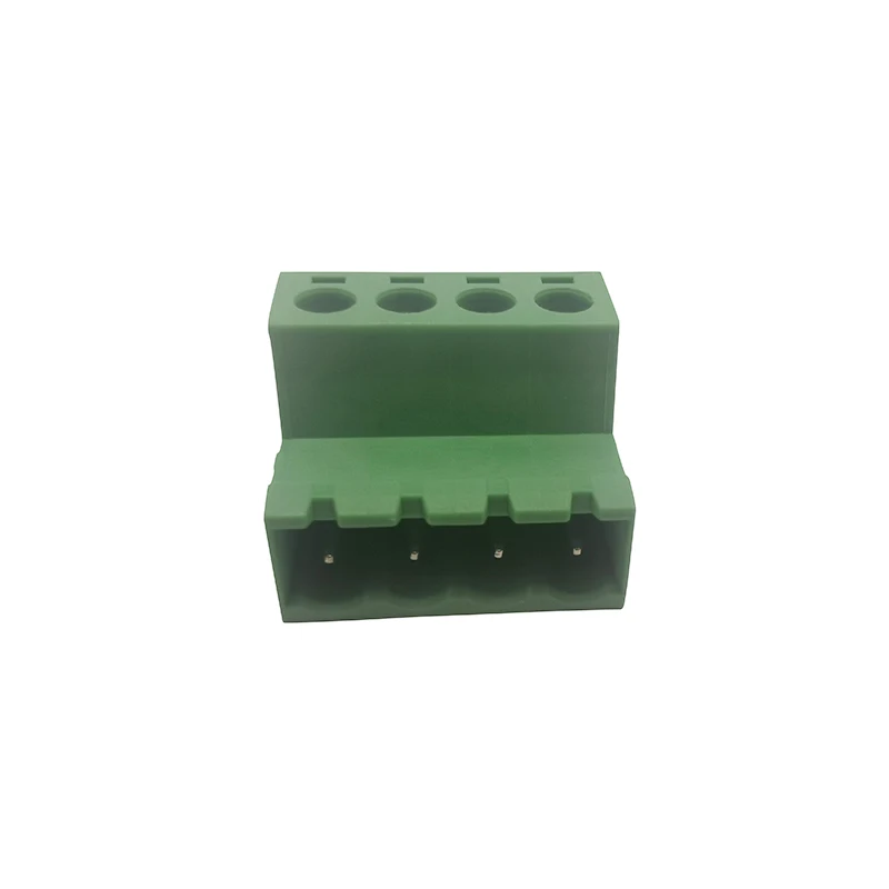 Концевая Клеммная колодка H2EDGKR 2P-24P 5,08 мм, концевые разъемы pcb, подключаемый провод к разъему провода