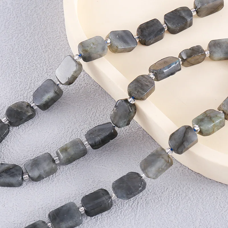 8*12MM Natural Lapis Tiger Eye Stone Beads Semi-finished Loose Beads For Jewelry Making