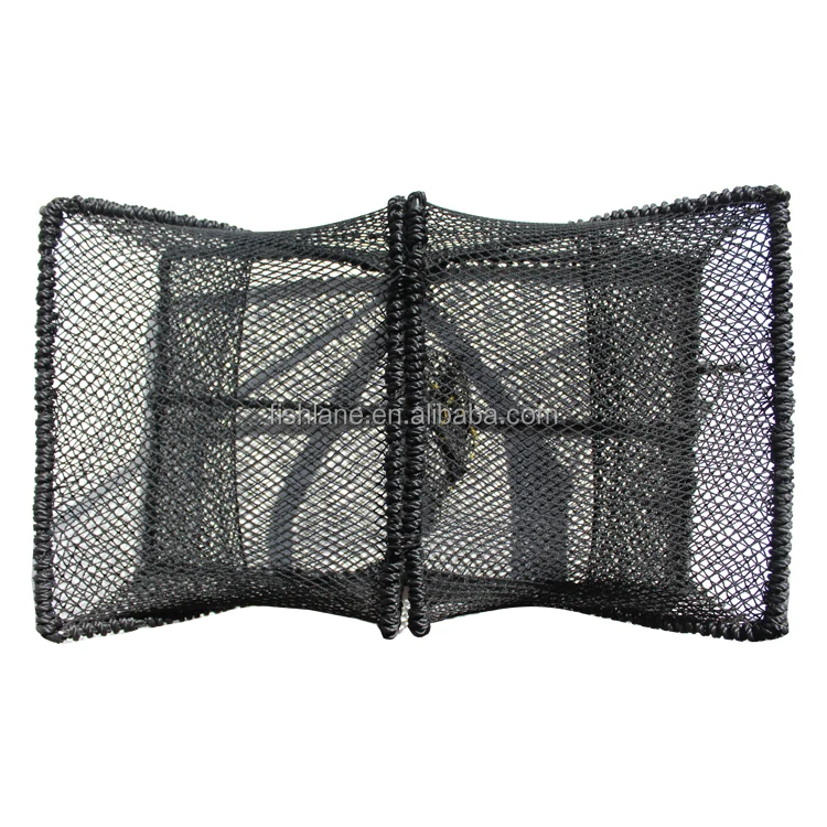 High Quality Commercial Crab Lobster Shrimp Crayfish Fishing Trap Fish Cage Folded Pot