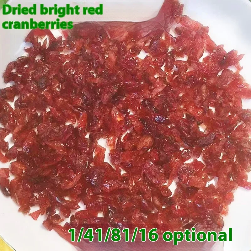 Fresh Red Dried Cranberries  in Bulk Snowflake Cookies Candied Fruit for Baking Sour Taste Preserved with Water