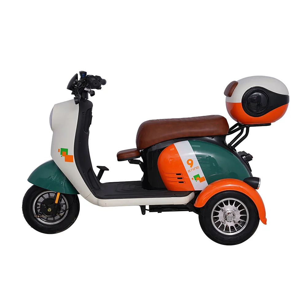 Manufacturer Supply Two Seats Adult Electric Tricycle Rickshaw Tricycle From China