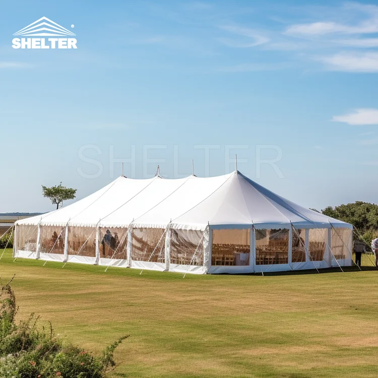 Canopy Marquee Tent For Events Sale Party Wedding 500 People Outdoor Event High Peak Pole Tent Tents For Party 40x20