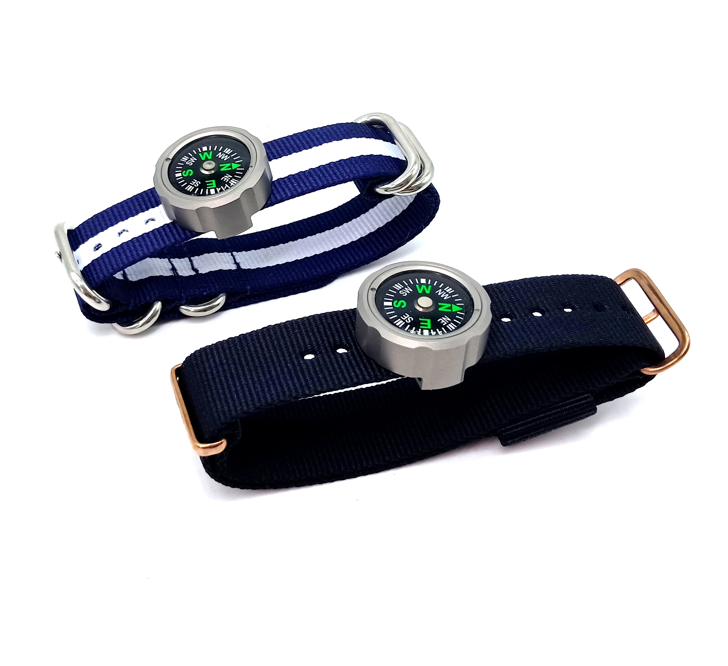 JXT High Sensitivity EDC Compass Mechanical Instrument Titanium Compass for Outdoor Hiking