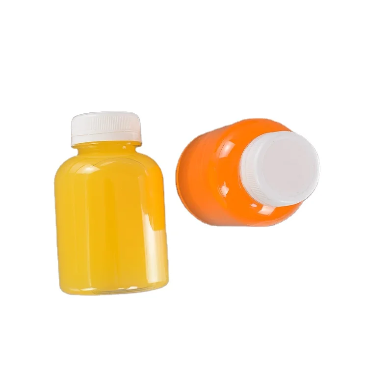 Wholesale 16 oz Empty BPA Free PET Plastic Beverage Juice Water Bottles with Cap