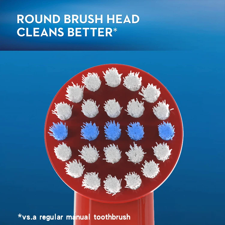 Direct selling vibrator popular massage gums plastic replacement double clean o ral-b toothbrush heads