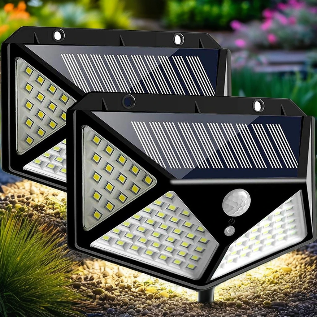 Outdoor 6W Solar LED Wall Lights Waterproof IP65 White Emitting for Garden and Landscape Wall Mounted lamp