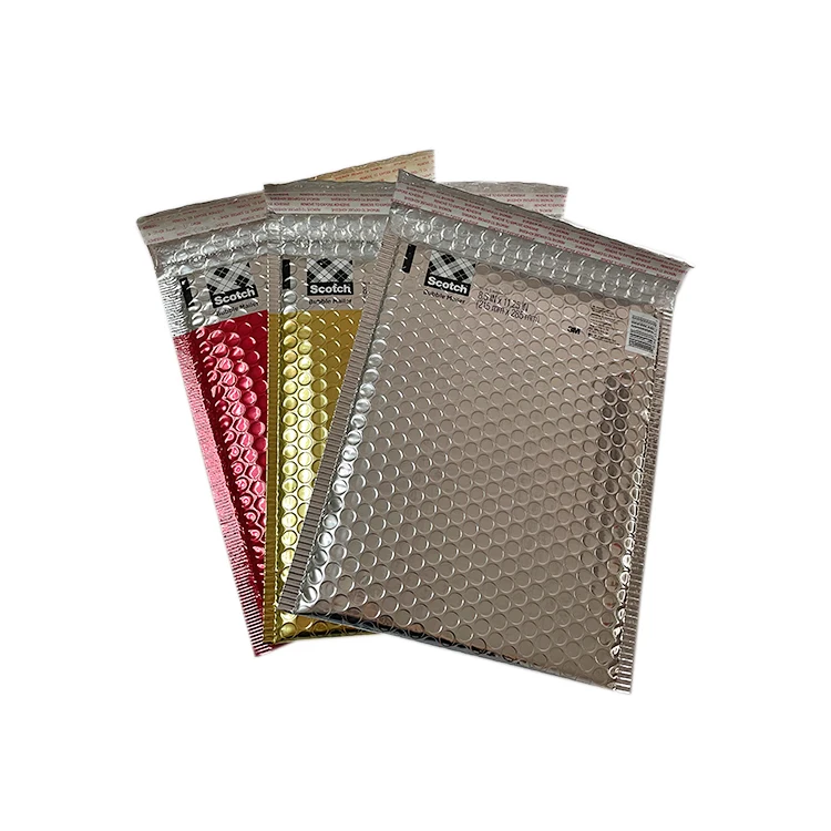 Custom Matte Black Aluminum Foil Bag Shipping Packaging Poly Bubble Mailer Mailing Bags Manufacture 14