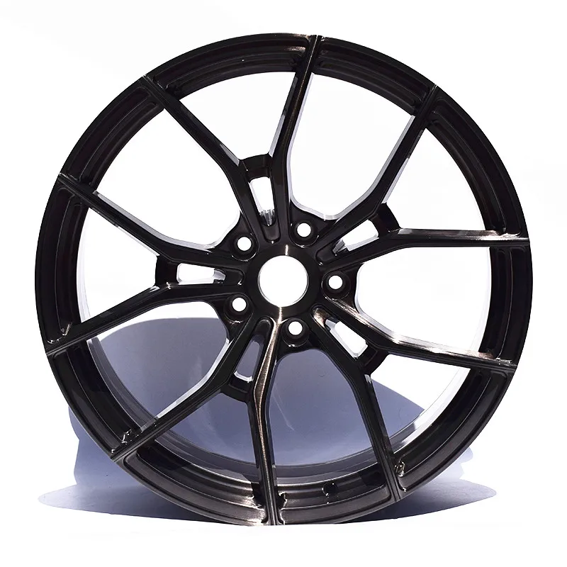 New design forged wheels 20 inch alloy brushed rims replica black alloy wheels best price