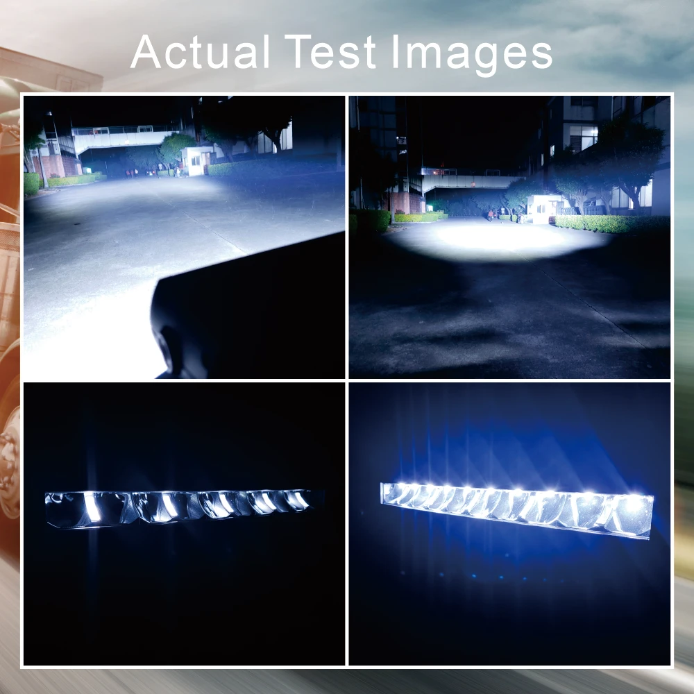 R112 auxiliary 12v 24v waterproof bright LED curved light bar with vertical parking light 100w off road led light bars