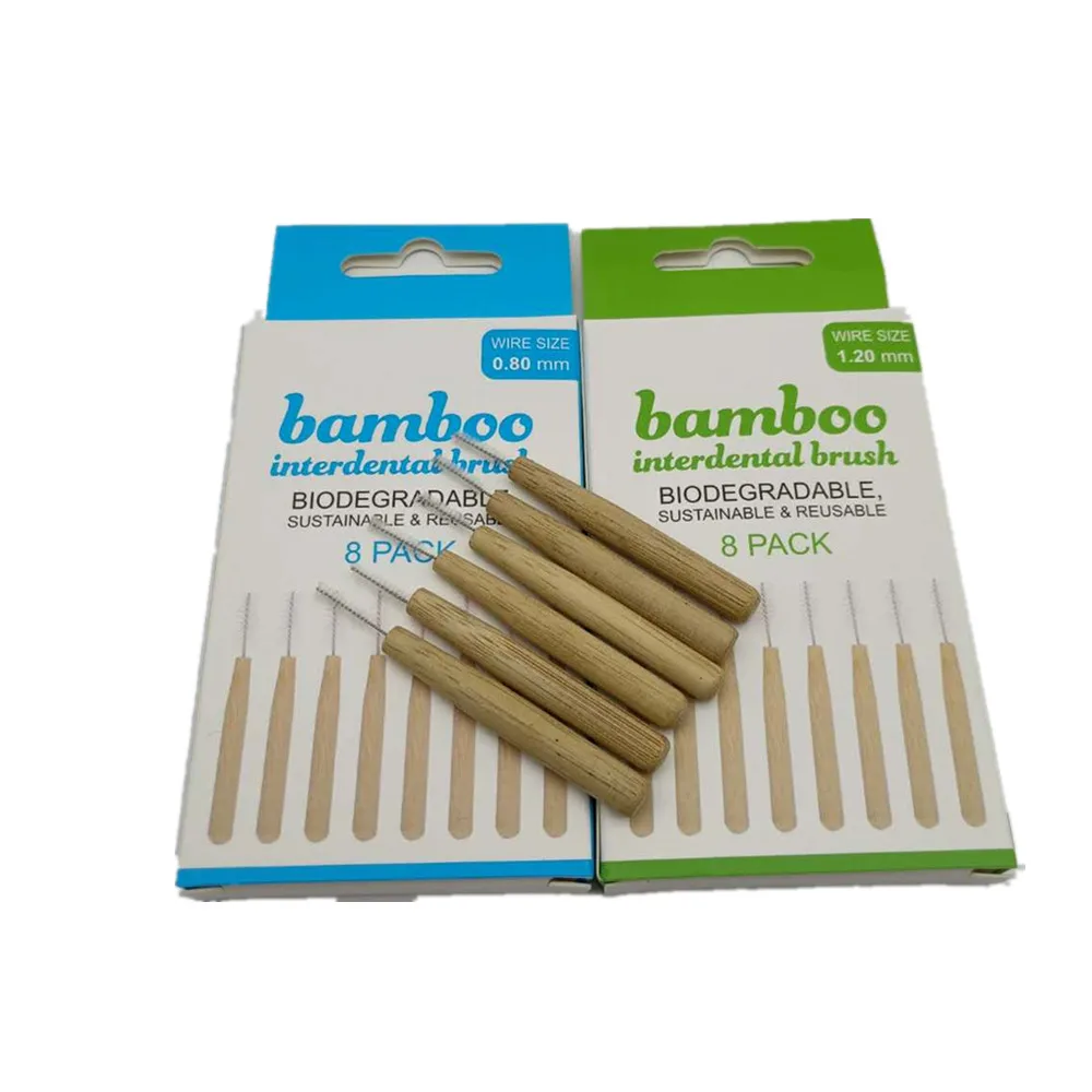 Eco Friendly Biodegradable Bamboo Interdental Brush