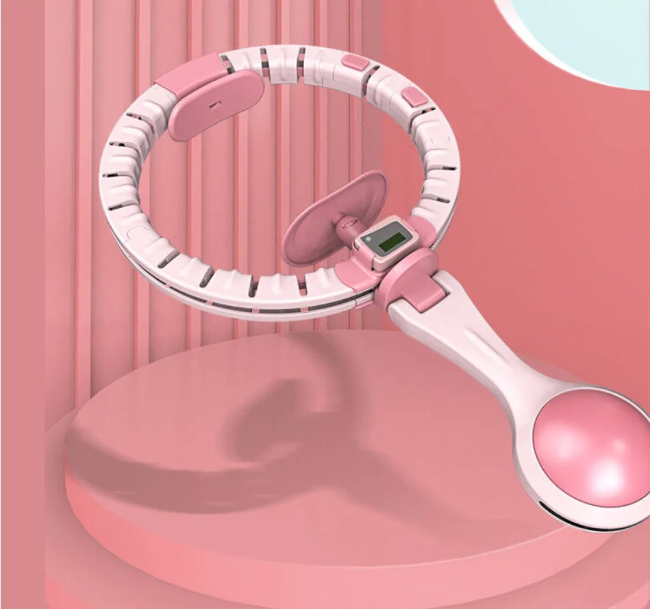 11 Knots Equipped With Gravity Ball Weighted Huula Hoops Adjustable Slim Waist Weight Loss Fitness Waist Training Hu la Hoops