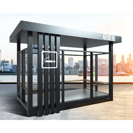 Уличная камера для курения, съемная сигаретная будка, мобильная мебель, курительная будка с фильтром, вентиляция, экологичная