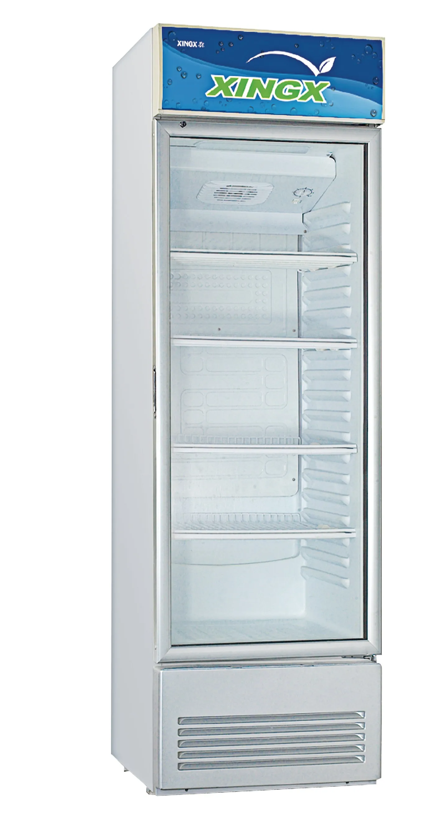 XLS-250FG upright glass door cooler beverage cooler commercial display fridge