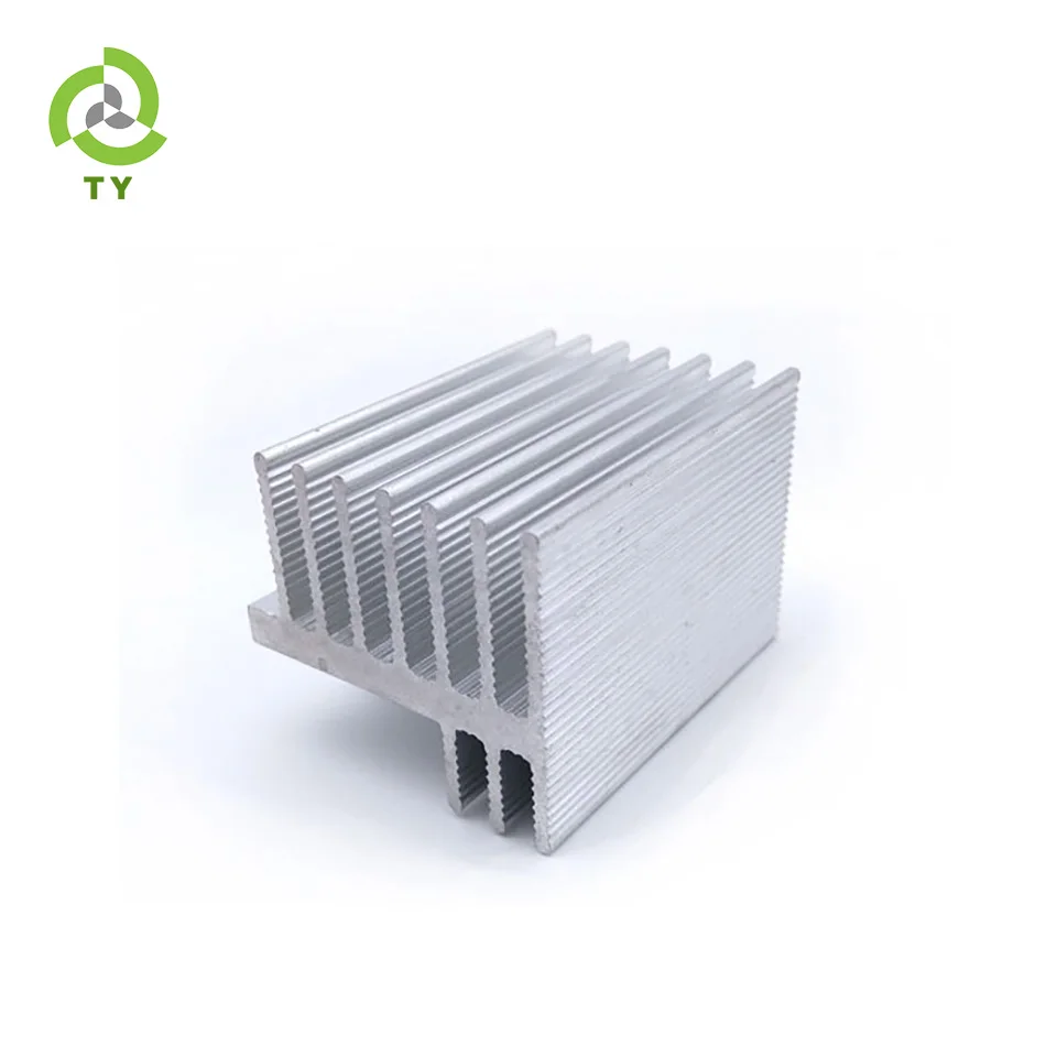 
 China factory manufacturer skived wave fin aluminium heat sink with anodize  color skived heat sink  