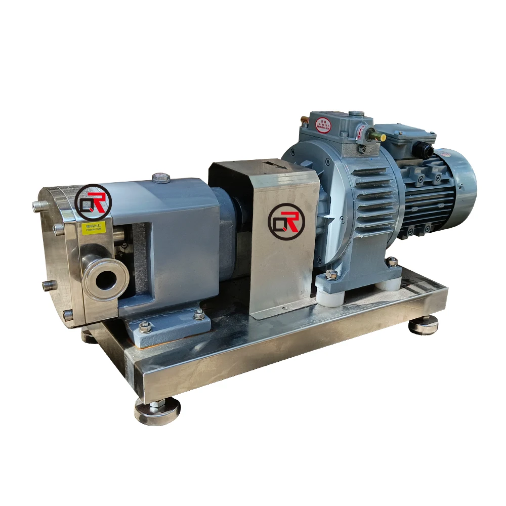 Factory price Sanitary Stainless Steel SS316 Syrup Honey Pump Chocolate Pump Rotor Rotary Lobe Pump for Chemical Industry