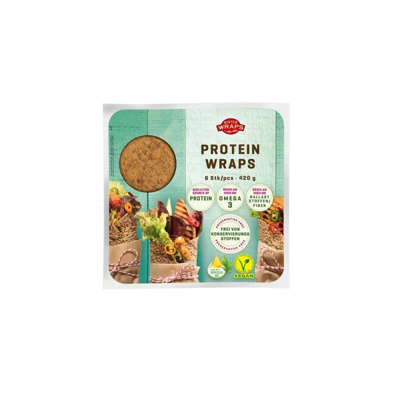 Best Quality Semi Soft Texture 420G Tortilla Wraps With Chia Seeds For  For Enchiladas Quesadillas Burritos