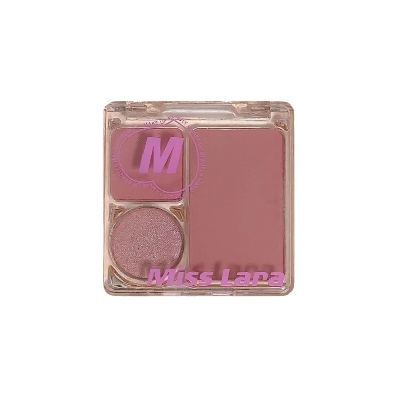 Factory Direct Sales Daily Earth Color Eyeshadow Disc Fine Shiny Matte Eyeshadow Plate For Beginners