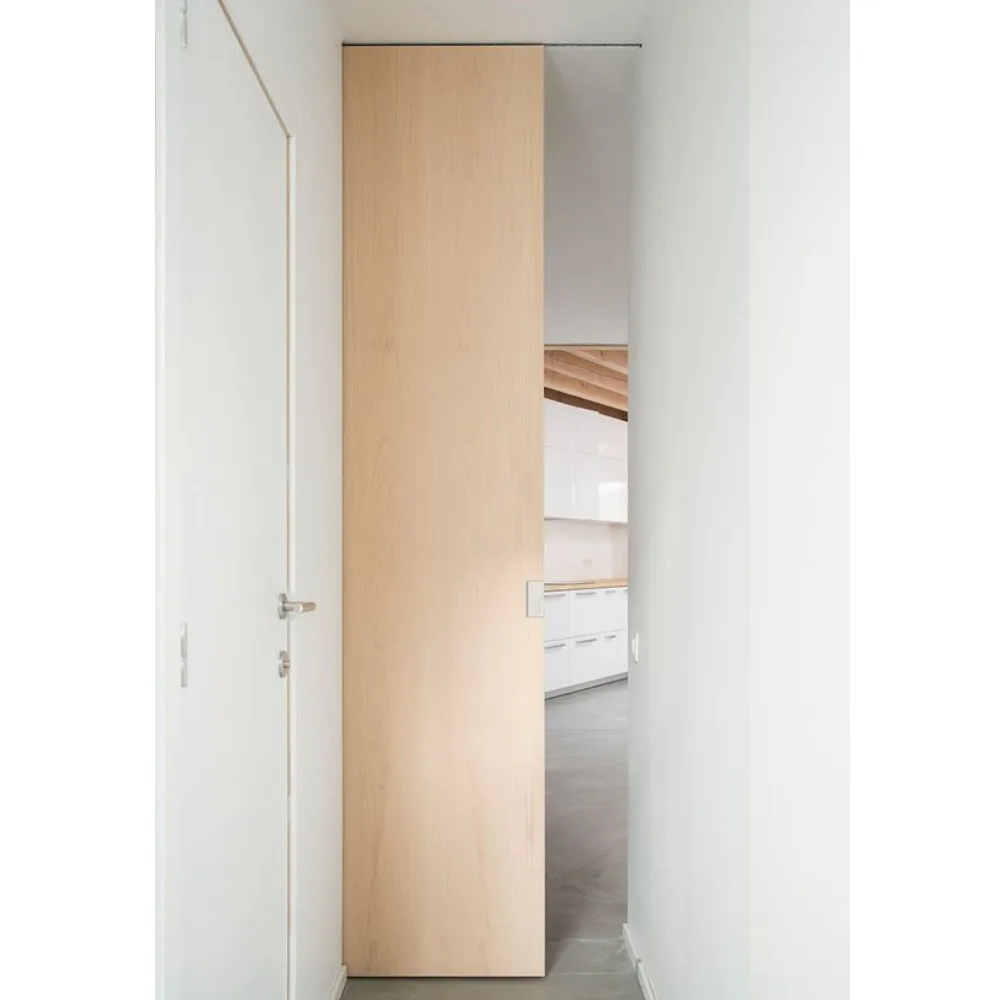 Aluminum Invisible Recessed Secret Door Minimalist Interior Hidden Interior Frameless Hidden Pocket Door Hidden Sliding Door