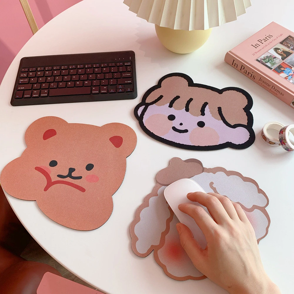 Kawaii Mouse Pad Ins Cartoon Mousepad Christmas Keyboard Pad Student Office Supplies Student Coaster Creative Table Mat