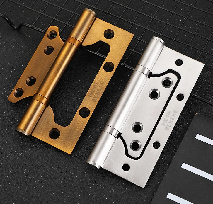 High Quality  Furniture Hardware Accessory 4 Inch Butterfly Hinges Stainless Steel  Door Hinge