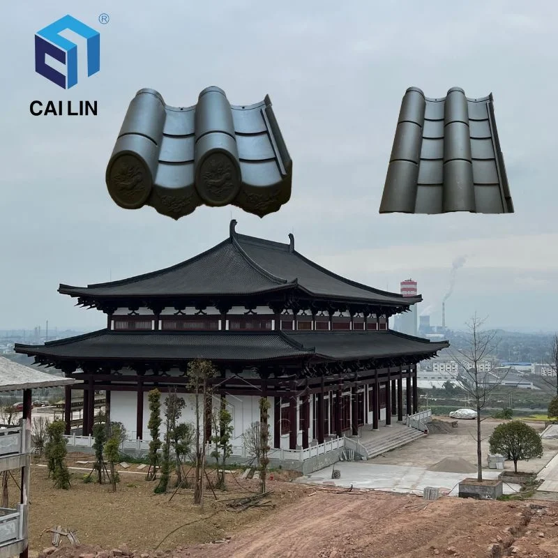 Polymeric Roof for Chemical Acid Storage Warehouse Japan Old House Antique Japanese Style Roof Tiles